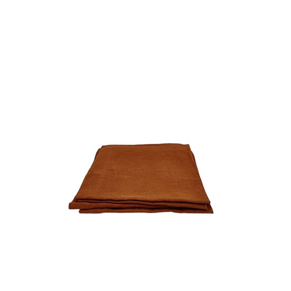 Quince Home Table Napkin Set Terracotta 20x20